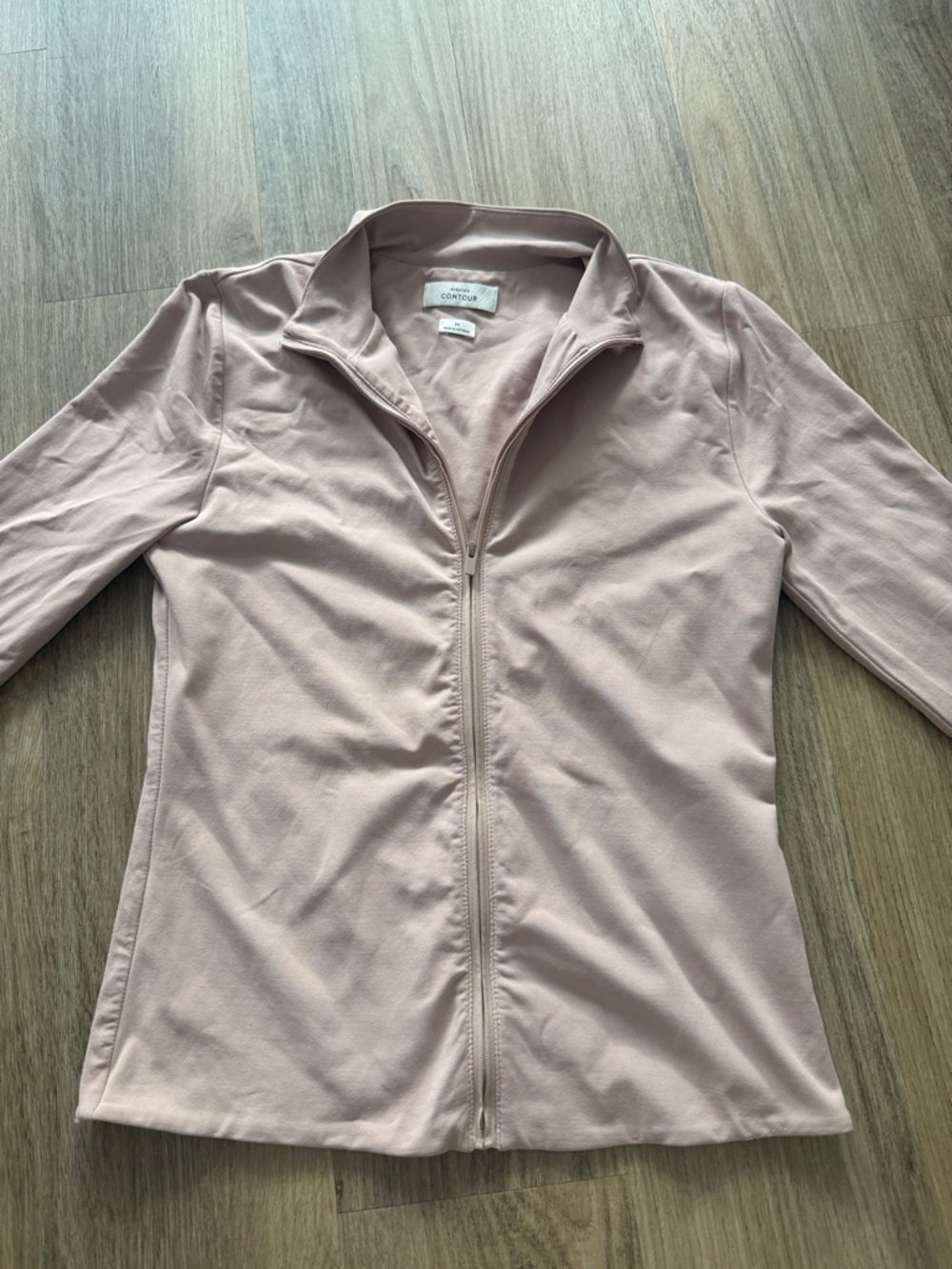 Aritzia Contour Dusty Rose Zip-Front Jacket